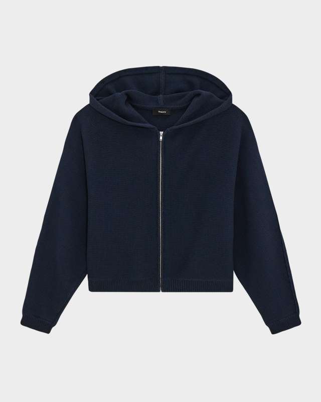 Cotton Zip-Up Hoo
